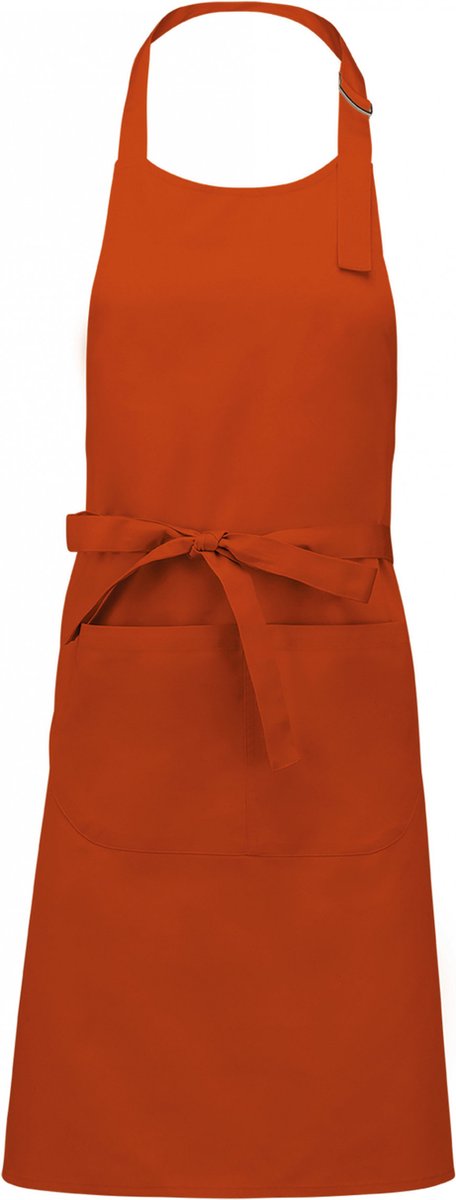 Schort/Tuniek/Werkblouse Unisex One Size Kariban Burnt Orange 35% Katoen, 65% Polyester