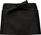 Schort/Tuniek/Werkblouse Unisex One Size Kariban Black 65% Polyester, 35% Katoen