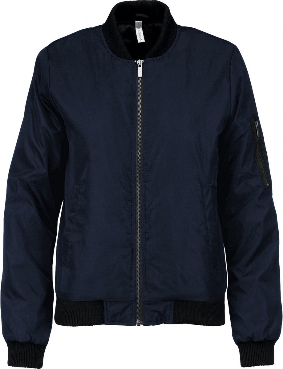 Kariban Dames bomberjack K6123 Blauw
