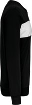 SportSweatshirt Kind 8/10 years (8/10 ans) Proact Ronde hals Black / White 100% Polyester