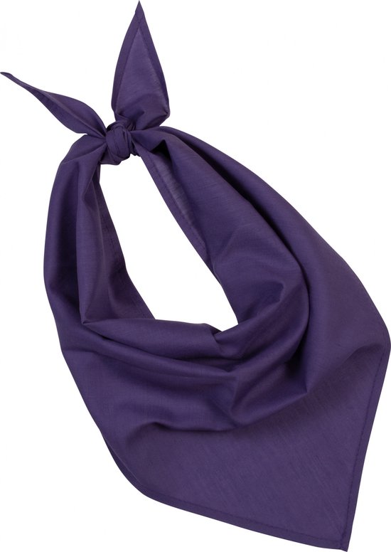 Bandana Unisex One Size K-up Purple 80% Polyester, 20% Katoen