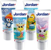 Jordan Tandpasta Kids (0-5 jaar) - 4 stuks - Voordeelverpakking