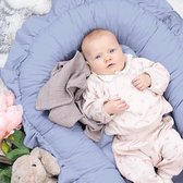 Baby Cocoon Bumper Reiswieg 100% katoen Anti-allergisch - babynestje \ Warm nest baby 90x50cm
