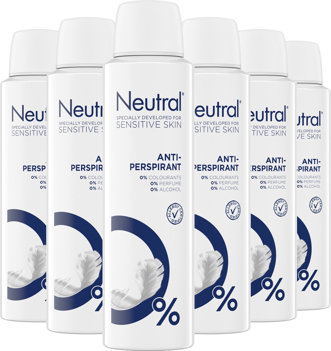 Neutral Deodorant spray Sensitive Skin - 6 x 150 ml
