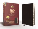 NIV Life Application Study Bible, Third Edition- NIV, Life Application Study Bible, Third Edition, Bonded Leather, Black, Red Letter, Thumb Indexed
