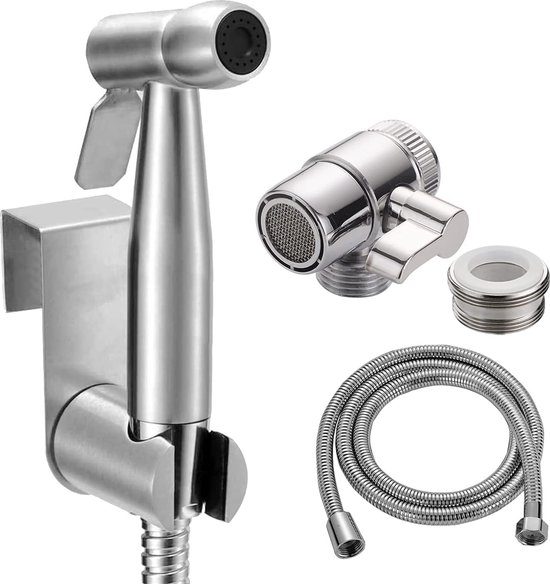 Kit Douchette WC, Pomme de Douche pour le Nettoyage de la Salle de Bain,  Pulvérisateur pour