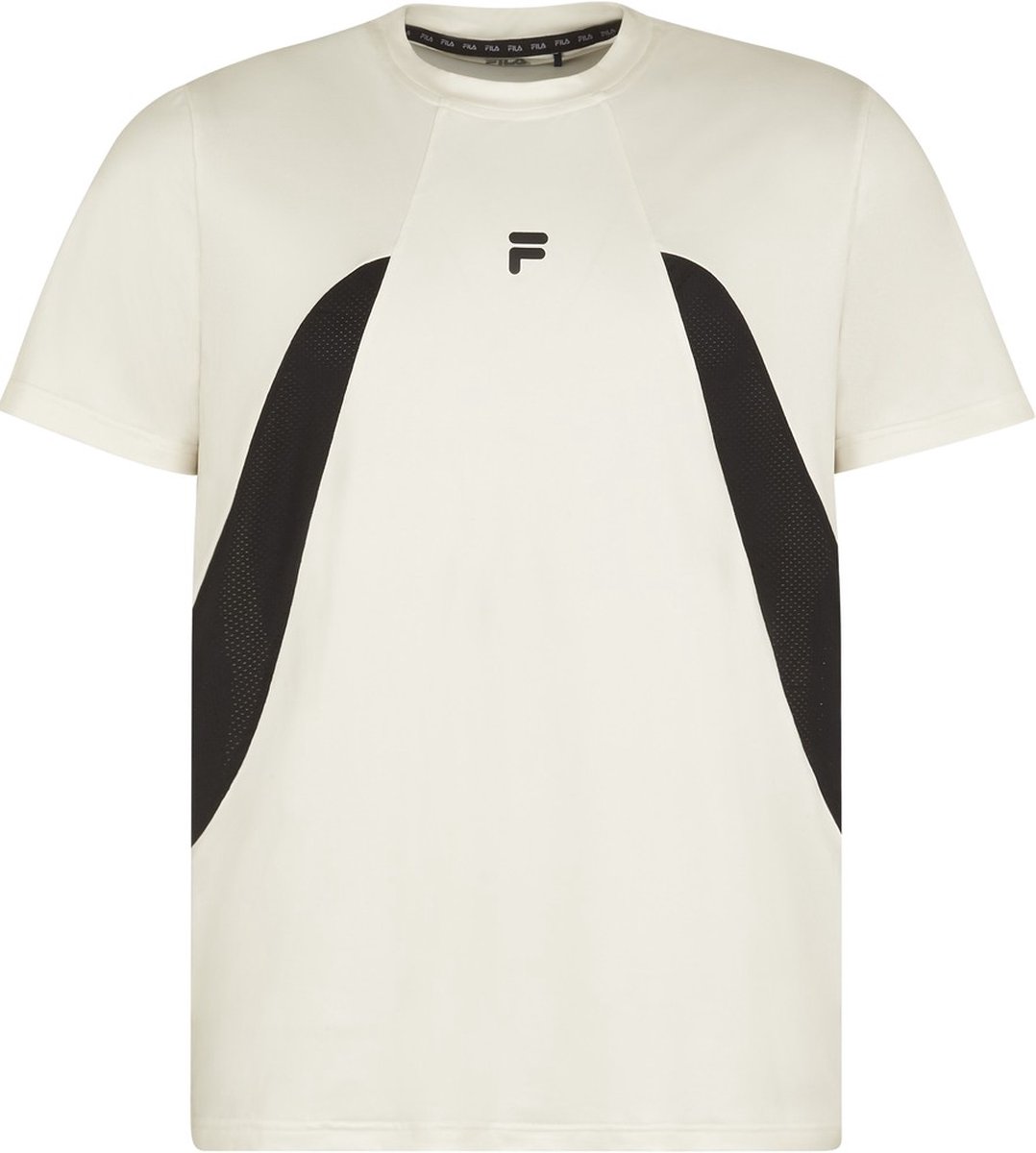 Fila korte mouwen shirt Rhodos Tee Egret-Maanloze nacht-S Wit