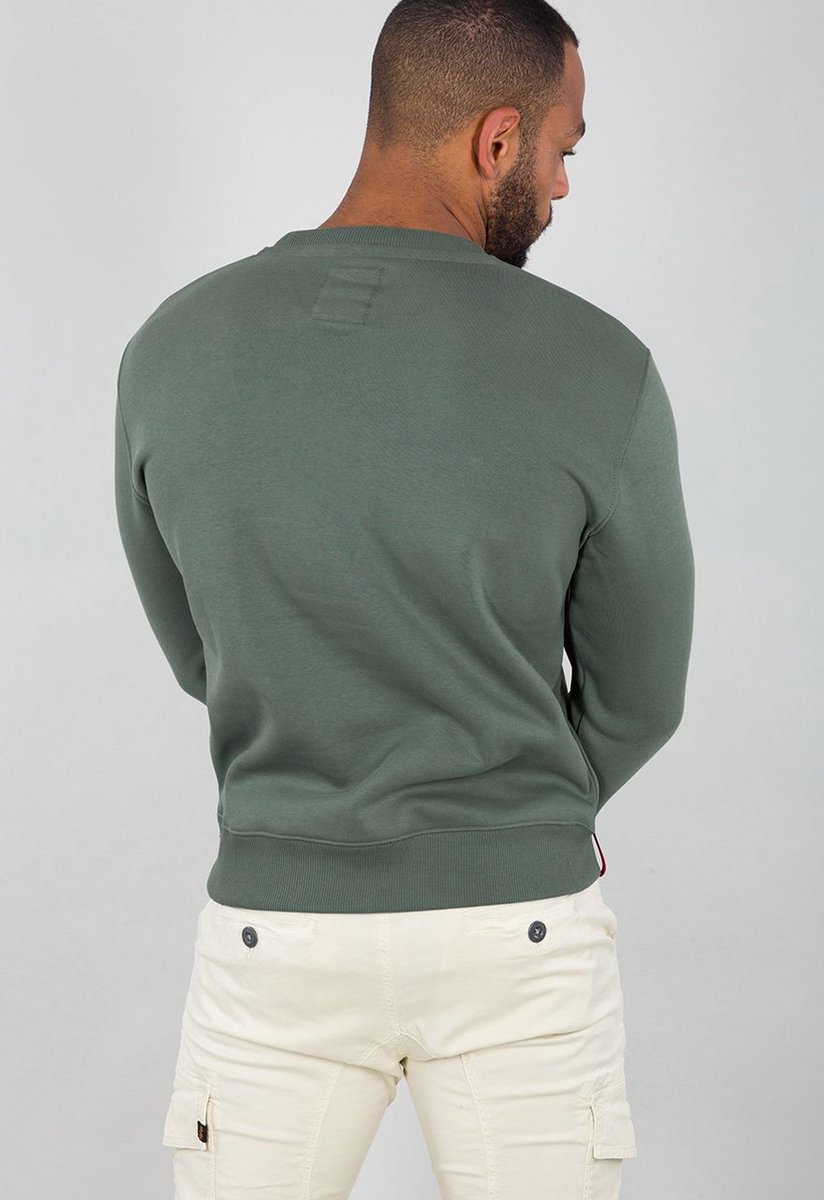 Alpha Industries Basic Sweater Hoodies / Sweatshirts Vintage Green-XL