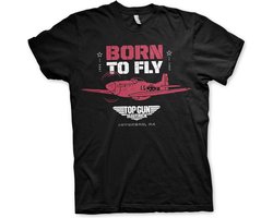 Top Gun Born To Fly T-shirt zwart