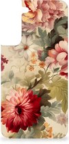 Case geschikt voor Samsung Galaxy S22 Bloemen