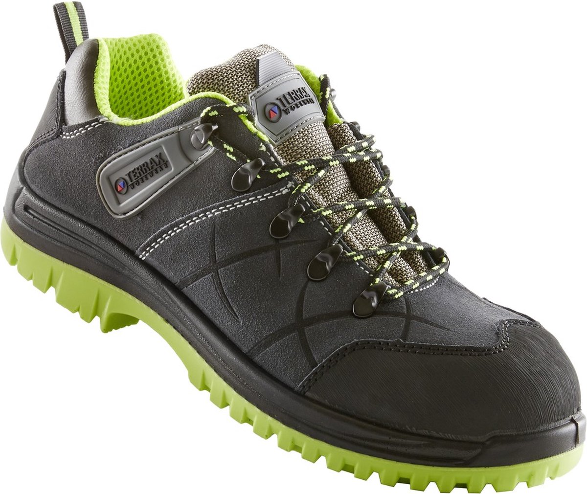 Terrax Workwear Sicherheitsschuh Grau/Grün-45