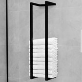 Porte-serviettes Salle de bain Zwart - Porte-serviettes 25x20x95 cm