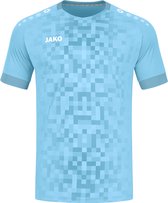 JAKO Shirt Pixel Korte Mouwen Zachtblauw Maat XXL