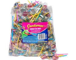 Candyman Monster Lollies - 175 stuks