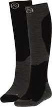 Scapino 2 paires de chaussettes de ski homme noir 43/46 - Zwart - Taille 43/46
