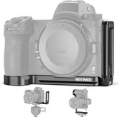 Neewer® - Snelkoppelingscamera L-beugel Compatibel met Nikon Z5 Z6 Z7 Z6 II Z7 II, L-vormige Aluminiumlegering Camera Plate met Anti-twist Pin, Arca Type Dovetail voor YouTube-video's en Fotografie