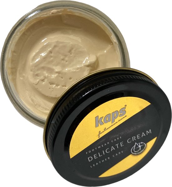 Kaps Shoe Cream - cirage - entretient le cuir et donne de la brillance - (136) Ivoire - 50ml