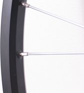 Achterwiel 28 x 1/4 aluminium Freewheel QR - zwart