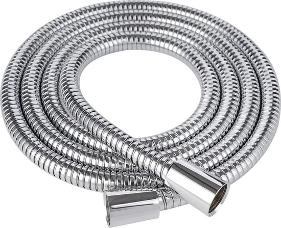 JAKARDA 60 inch extra lange doucheslang vervanging, 304 roestvrijstalen lange handdouche slang met messing fitting (60 inch, zwart