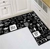 foto van Keukenloper Kitchen 2 stuks - 40x60cm + 65x180cm - keukentapijt- wasbaar -Vloerkleden - Keuken Tapijt - Keukenmat - Loper Tapijt - Loper Vloerkleed