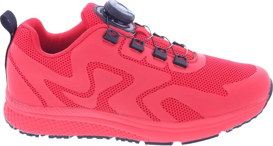 Piedro Sport - Dylan - Baskets pour femmes - Rouge - Fermeture à lacets torsadée - Taille chaussure - 34