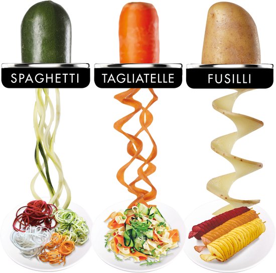 Magimix - Spiral Expert Spiraalsnijder - Spaghetti - Tagliatelle - Fusilli - Foodprocessor accessoire