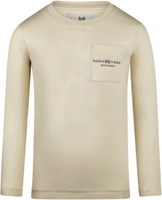 Koko Noko - T-shirt - Longsleeve - Beige - Sand - Maat 110