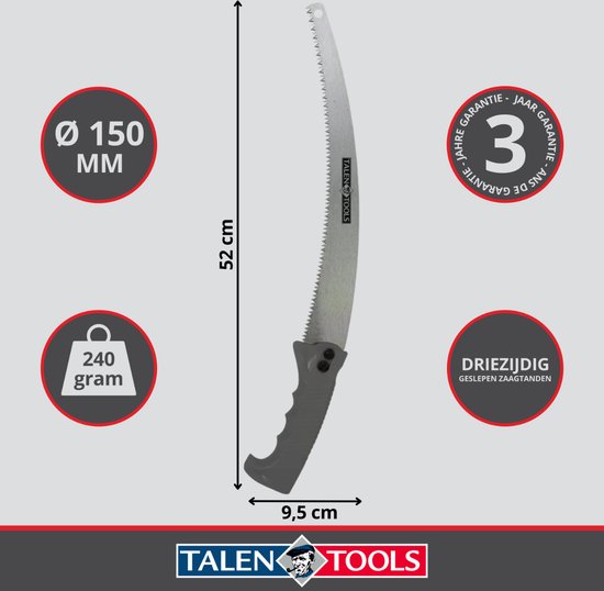 Talen Tools - Snoeizaag - Geschikt voor steel - Premium - 52 cm van Talen Tools — afbeelding 2