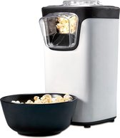 Popcorn Machine – Hetelucht Popcornmachine – Popcornpan Voor Alle Smaken Mogelijk – Popcornmakers 1100W - Wit