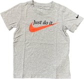 T-shirt Nike Palatino Swoosh Bébé - Grijs - Taille 98/104 CM - Unisexe