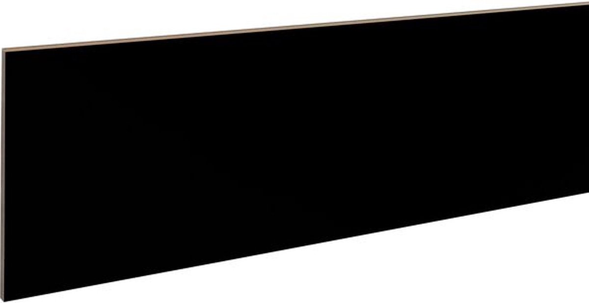 Wovar Stootbord Trap Zwart Gelamineerd 130 x 20 cm | Per Stuk