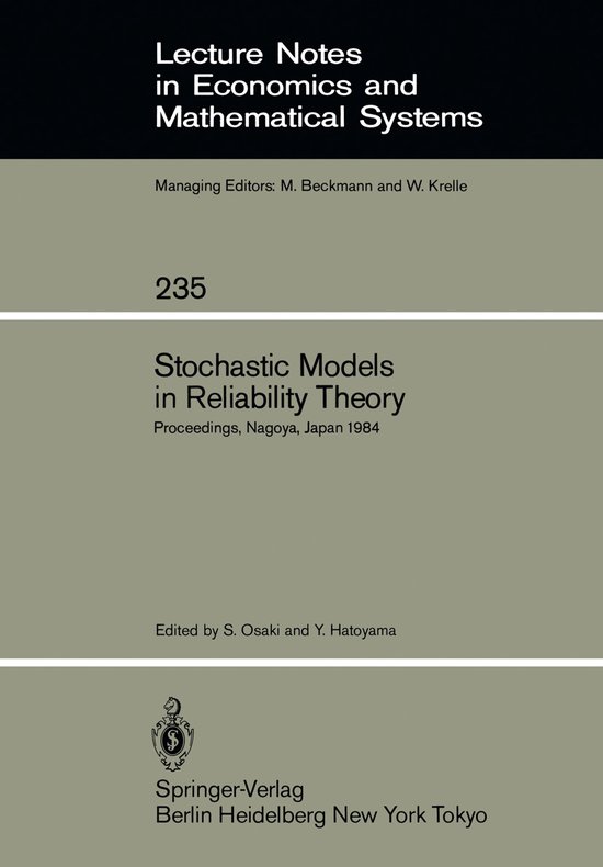 Stochastic Models in Reliability Theory - cover