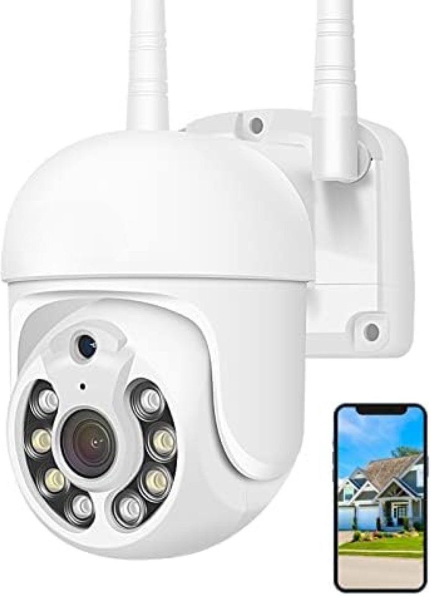 Camerabewaking Draadloos - Beveiligingscamera Draadloos Buiten - Camerabewaking Voor Buiten - Wifi Beveiligingscamera Set Buiten