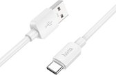 Hoco X96 27W Fast Charge PD USB naar USB-C Snellaad Kabel 1M Wit