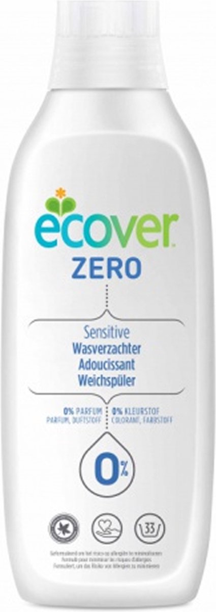Ecover ZERO Wasverzachter - Voordeelpakket 6 x 1 l - 6 x 33 wasbeurten