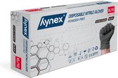 Hynex Nitril handschoenen maat XL zwart 100/doos extra sterk 5gram