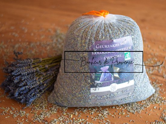 Bonheur de Provence - gedroogde lavendel - Biologische lavendel uit de Provence - potpourri - confetti bruiloft - 500 gram