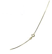 ketting - collier -geel goud - venetiaans - 42 cm lang - 0.6 mm breed - 1.1 gram - sieraden - 14 karaat - verlinden juwelier