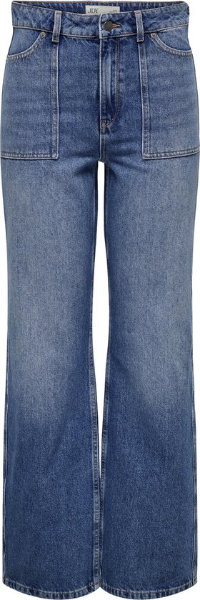 Jacqueline de Yong Jeans Jdymaya High Waist Wide Jeans Dnm N 15308196 Medium Blue Denim Dames - L32