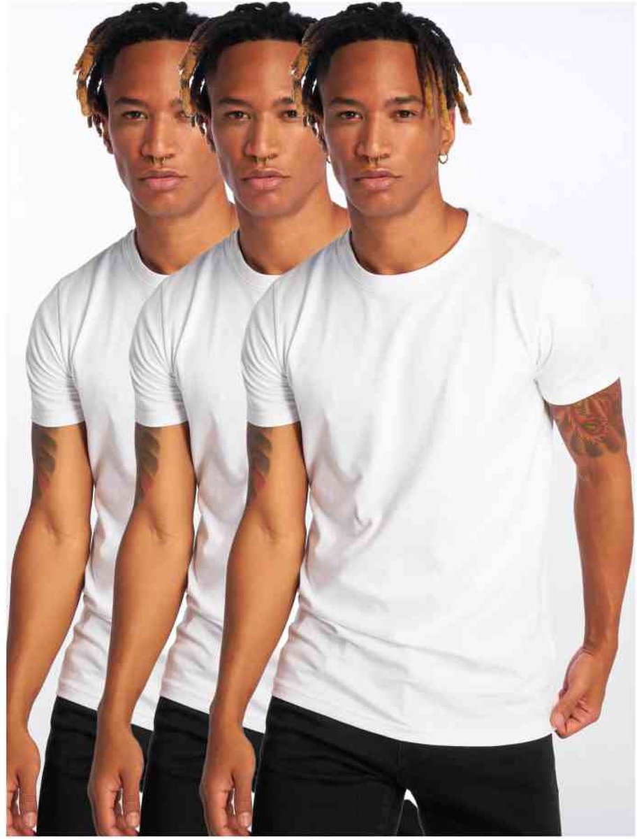 DEF - Weary 3-pack Heren T-shirt - S - Wit