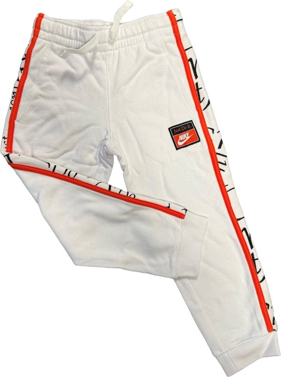Pantalon d'entraînement Nike Box Logo Bébé - Wit/ Rouge - Taille 110/116 CM - Mixte