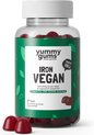 Yummygums Iron Vegan - Multivitamine met extra Ijzer, vitamine B12, calcium en Vitamine D3 - geen capsule, poeder of tablet - yummy gums - suikervrij en vegan - 60 gummies met bramensmaak