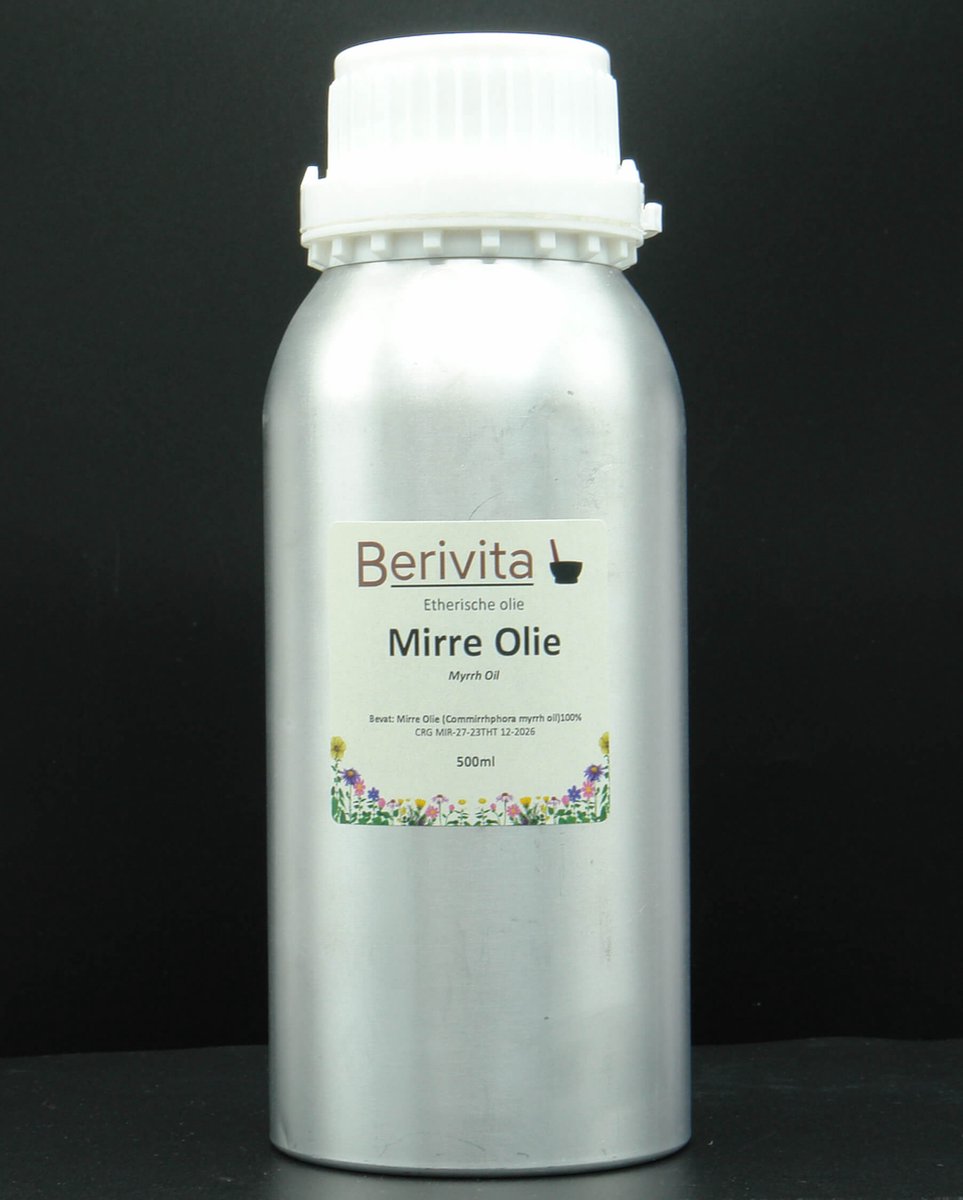 Goedkoopste Mirre Olie 500ml - 100 Mirre Etherische Olie van Myrrha Hars - Myrrh Oil