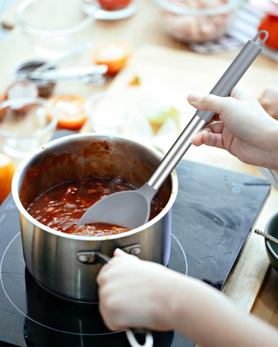 Lot De 3 Cuillères à Mélanger Multifonctions, Cuillères à Soupe