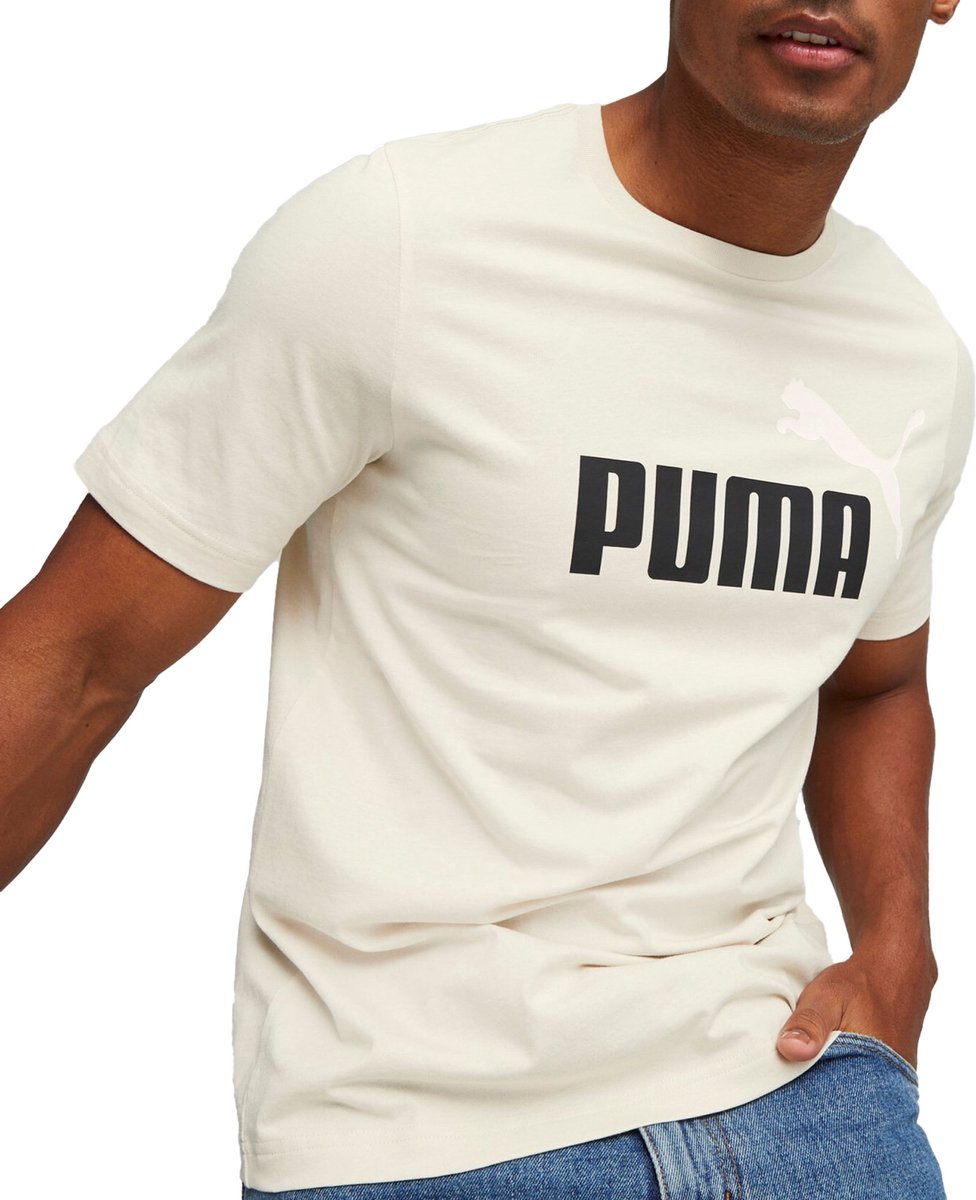 Puma Puma Essentials+ T-shirt Mannen Creme