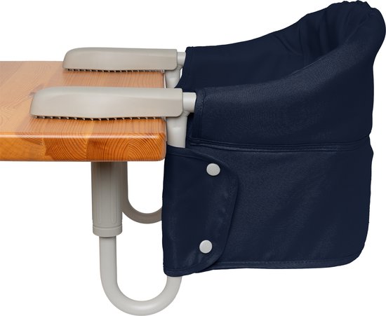 V&V Products Kinderstoel - Eetstoel - Tafelhangstoel - Opvouwbaar - Inklapbaar - Baby wipper - Blauw van V&V Products — afbeelding 2