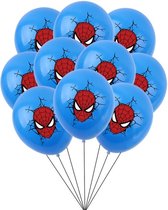 Spiderman ballonnen - 8 stuks - verjaardag- versiering - happy birthday