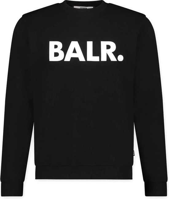 BALR. - Heren Sweaters Brand Straight Sweater - Zwart - Maat L