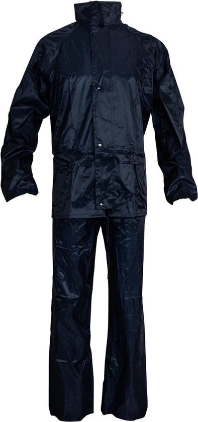 Foto: Oxxa splash 4010 regenpak marineblauw maat xxl in etui
