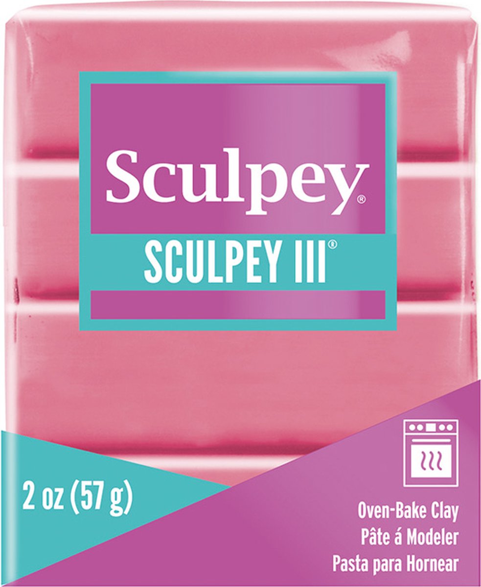 Klei III candy pink - 57 gr - Sculpey
